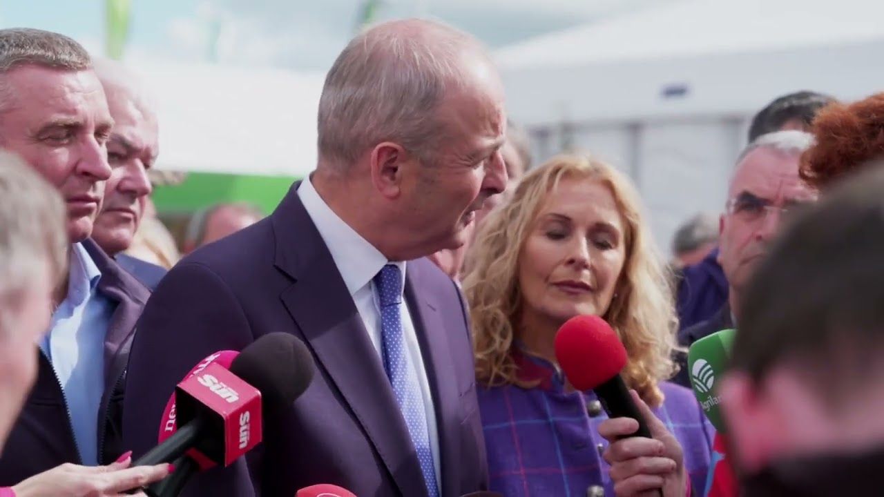 Taoiseach Micheál Martin speaks to Agriland