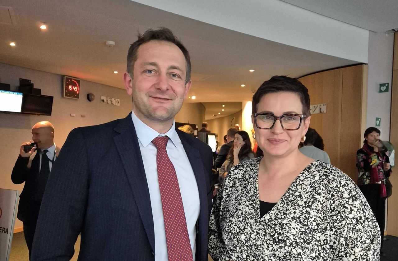 EU Commissioner for Agriculture Christophe Hansen and MEP Maria Walsh
