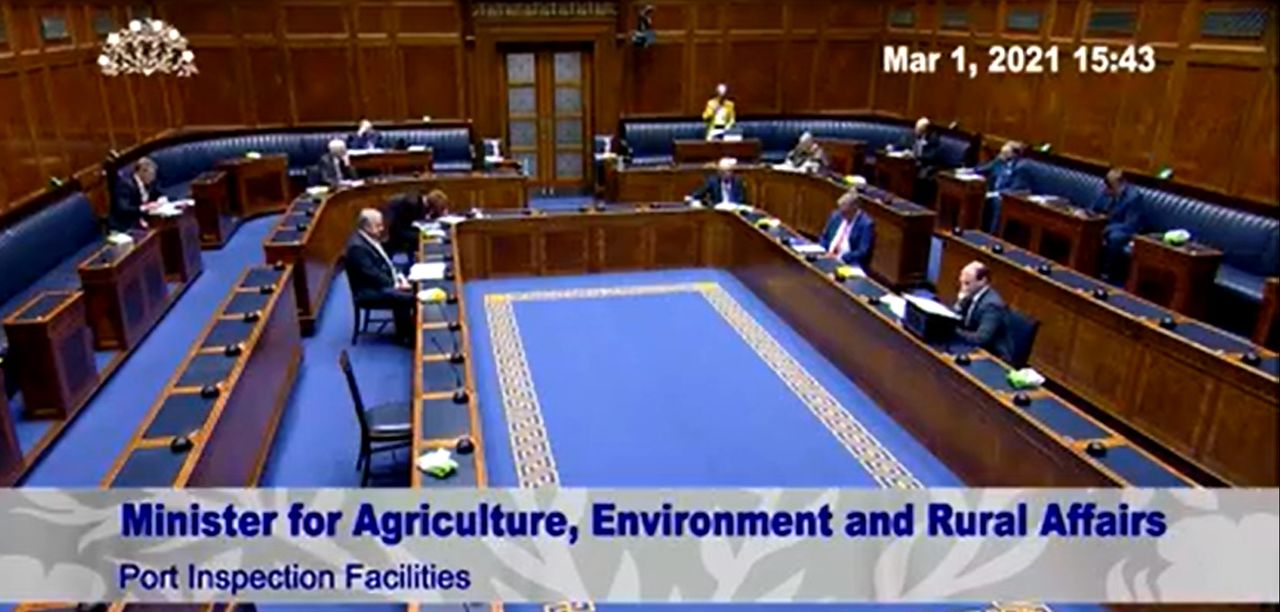 Lyons says 'uncertainty and matters outside DAERA's control' prompted ports decision