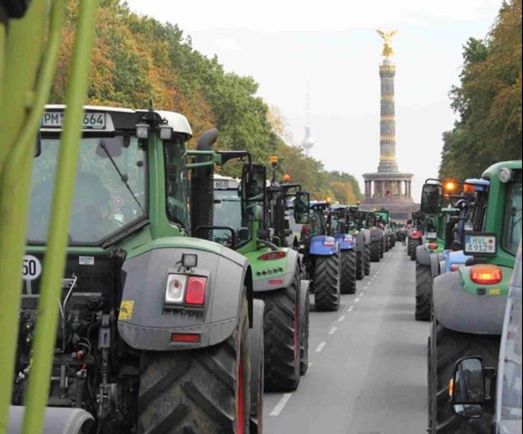 German farmers plan for Berlin tractor protest next week