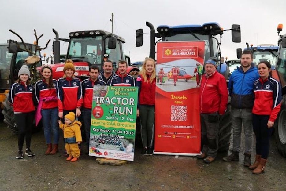 Freemount Macra charity tractor run for LauraLynn Foundation