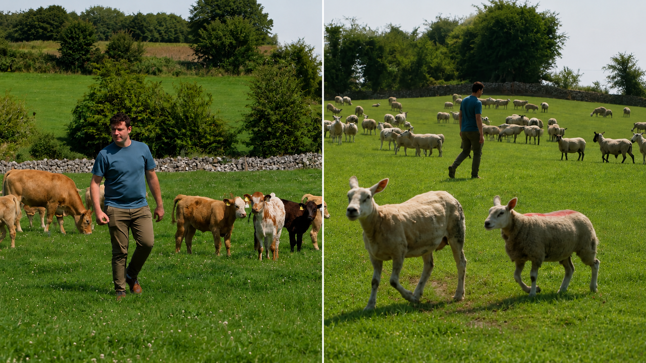 Roscommon young suckler/sheep farmer insight on factory 'KT group'