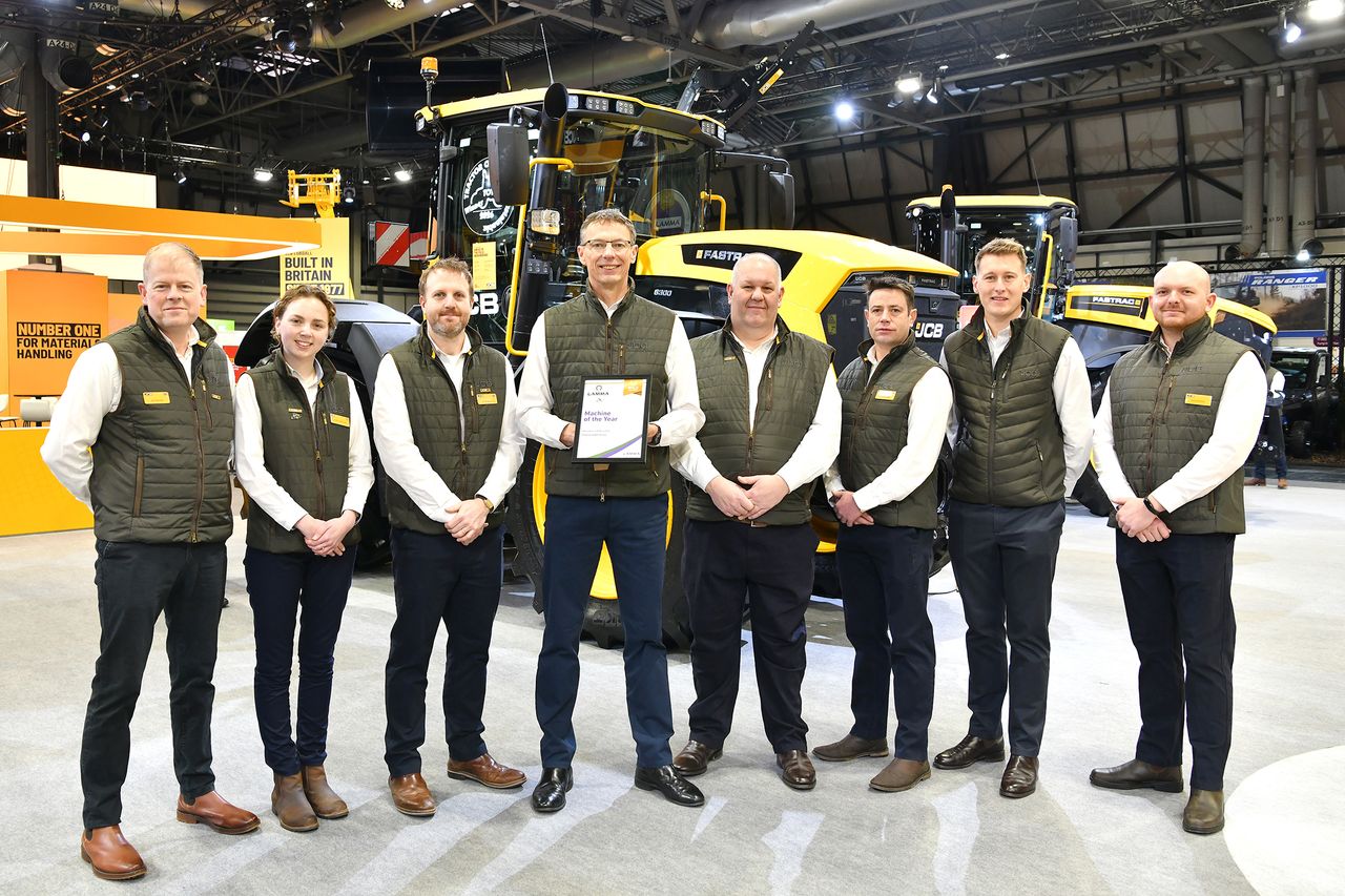 JCB scoops Machine of the Year Award at LAMMA