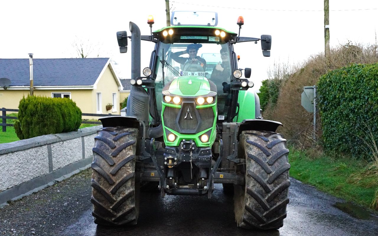 Fanfare for the working tractor at Ballinamult