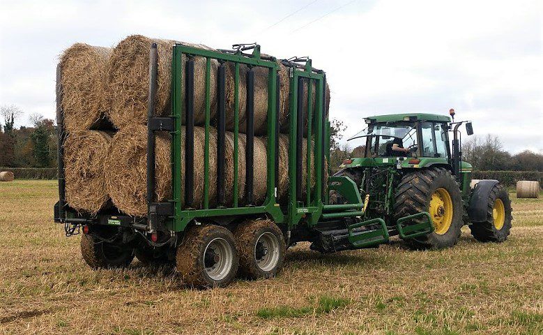 Disease for design: A Kilkenny man and his 'clever' bale collecting trailer