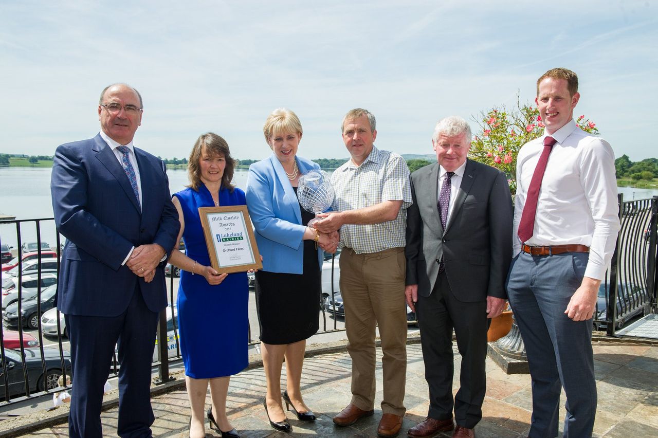 'Lilywhite' farmer lands Lakeland Supreme Milk Quality Award