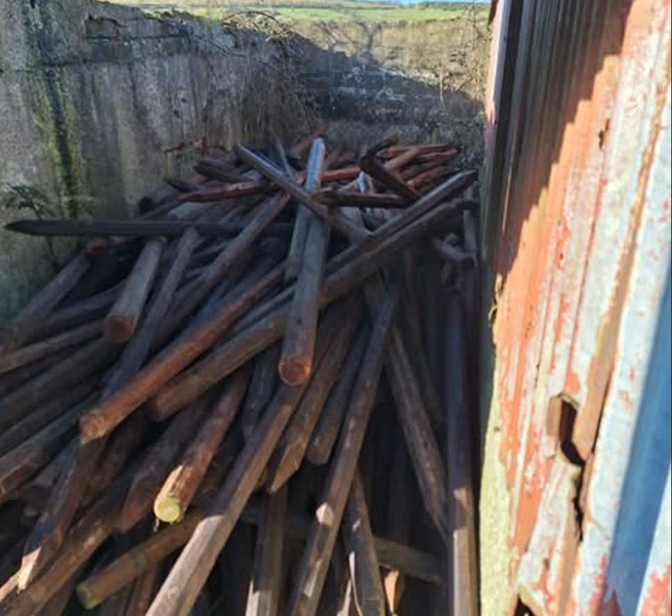 Fence posts and fencing worth £4,000 'recovered' in rural area by PSNI