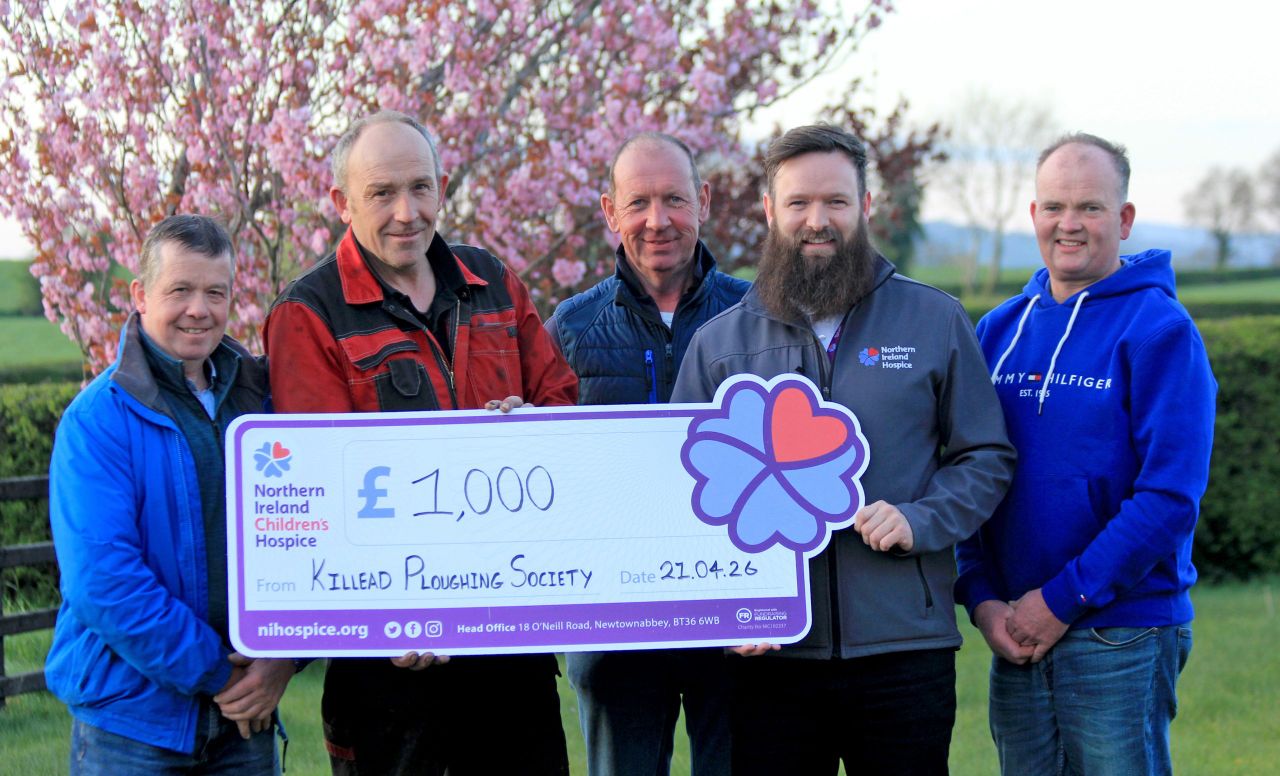 NI ploughing society raises £1,000 for children's hospice