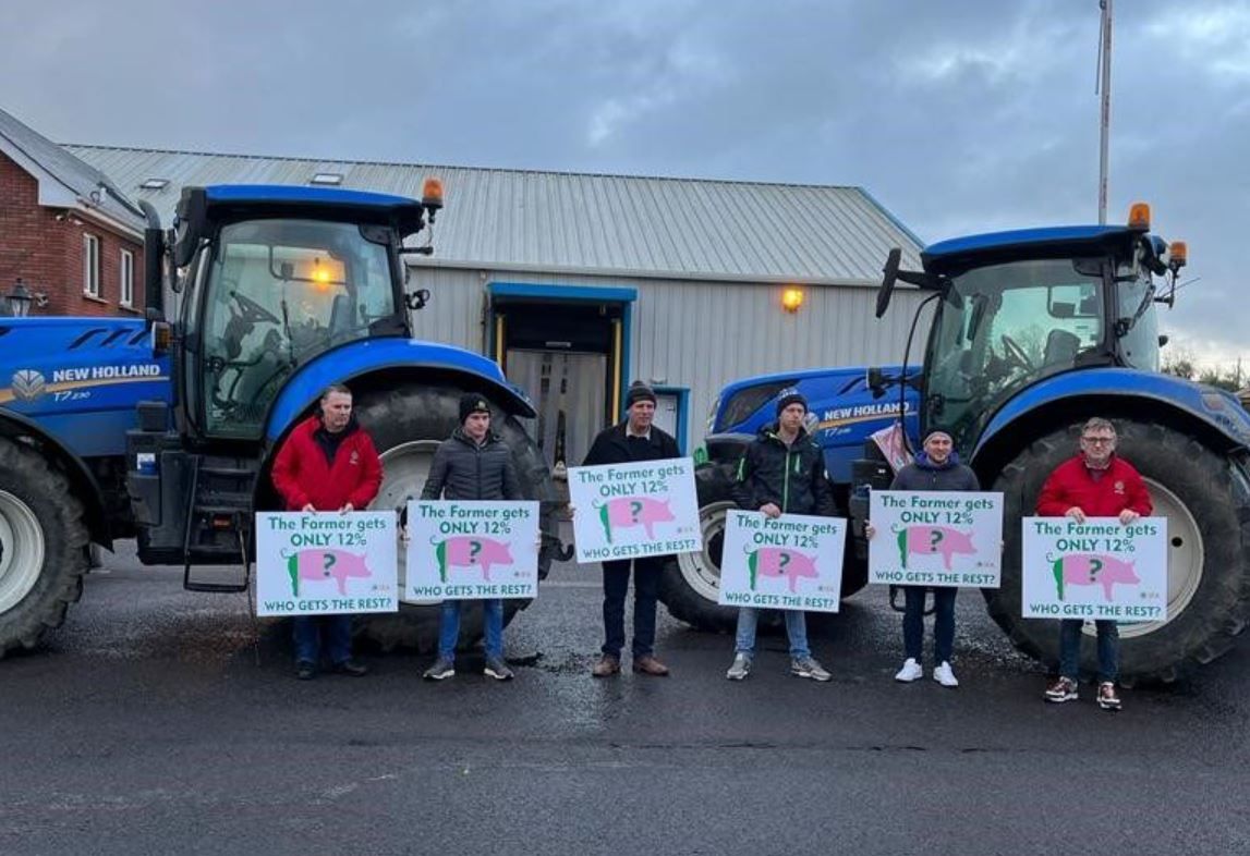 Pig protests: Further IFA action today at 4 processing sites
