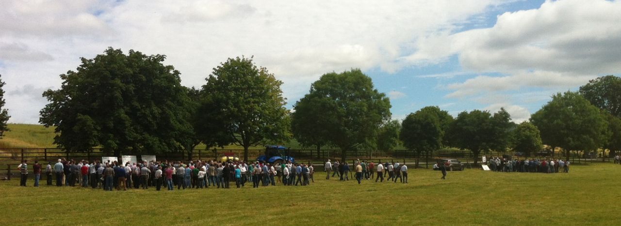 Large numbers attended Kildalton tillage open day
