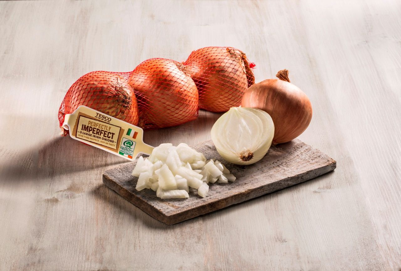 Tesco saves 300t of 'perfectly good' onions from going to waste