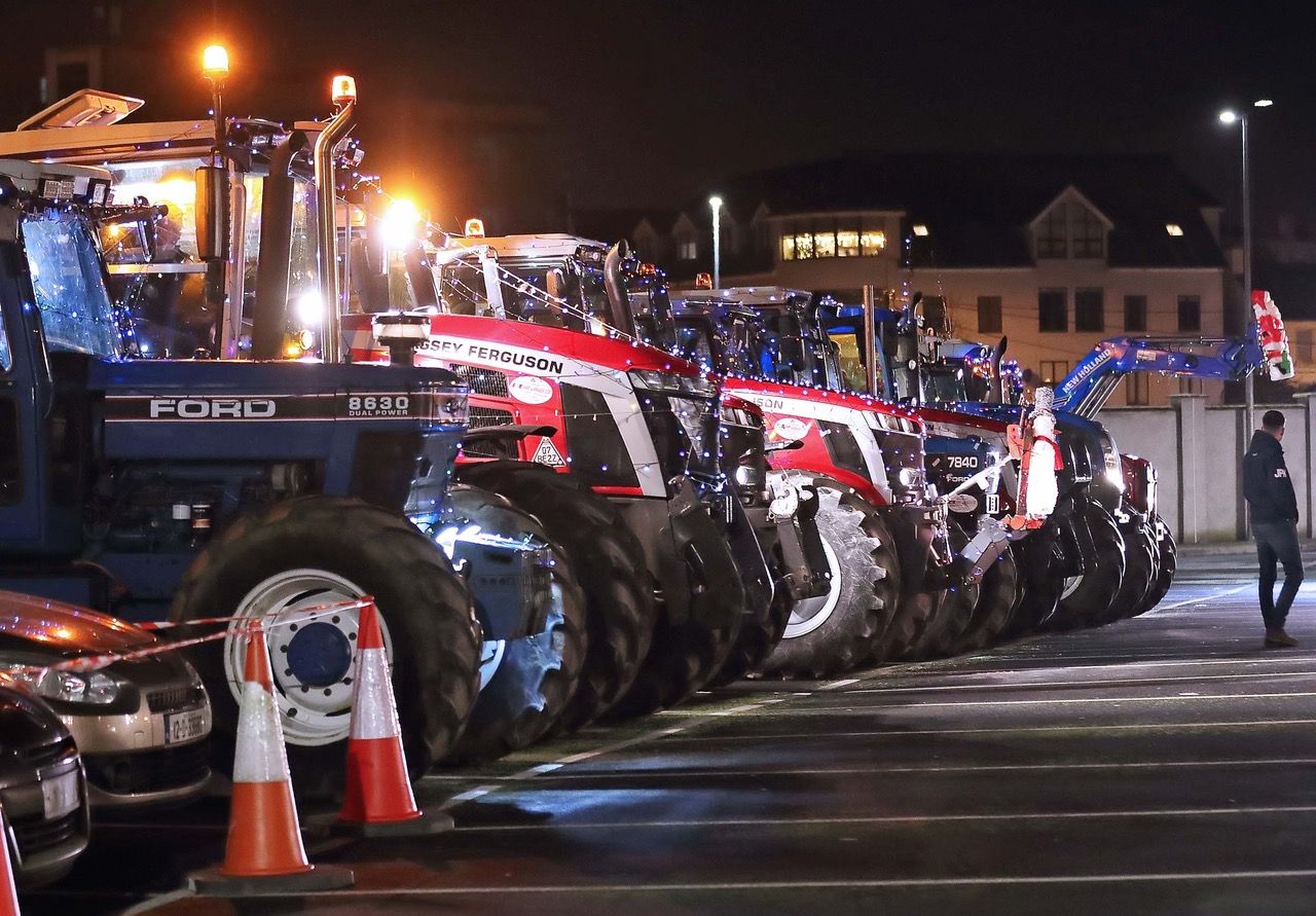 Winterval tractor parade for European city of Christmas