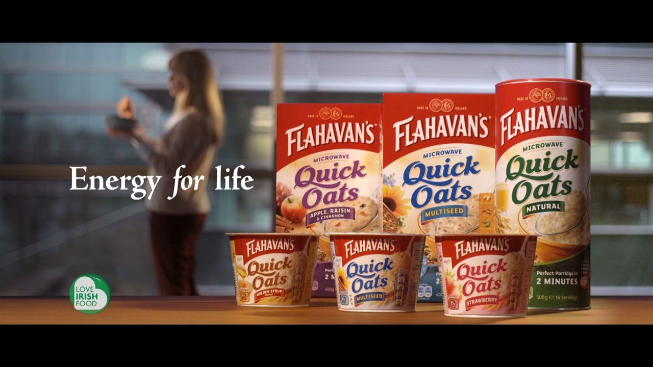 New TV campaign for Flahavan's oats