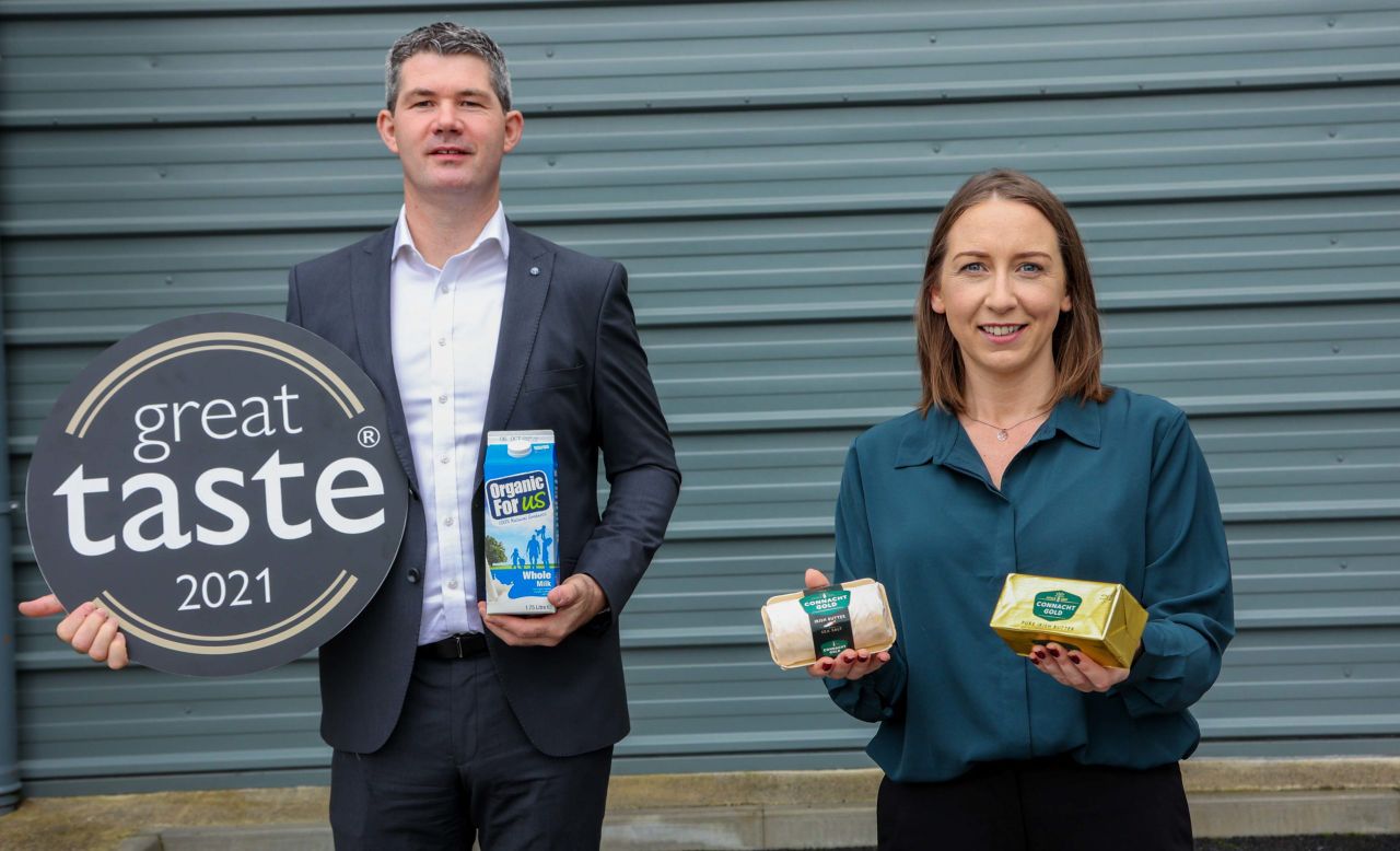 4 Aurivo products secure star rating at Great Taste Awards