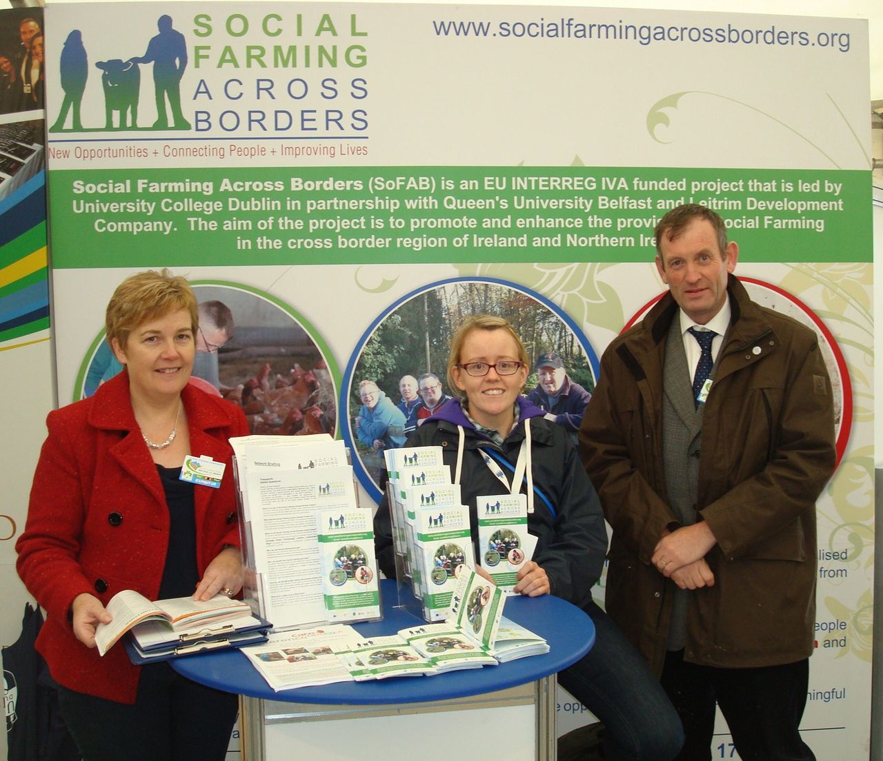 Helen Doherty, project administrator, Aoibéann Walsh, project research assistant; Paul Henry, project co-ordinator