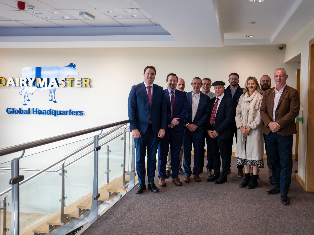 Minister Heydon visits Dairymaster headquarters in Kerry