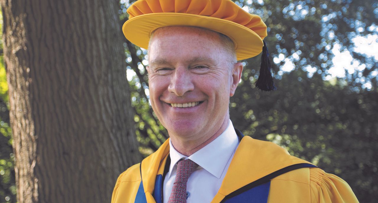 Devenish chairman receives honorary degree from Harper Adams University