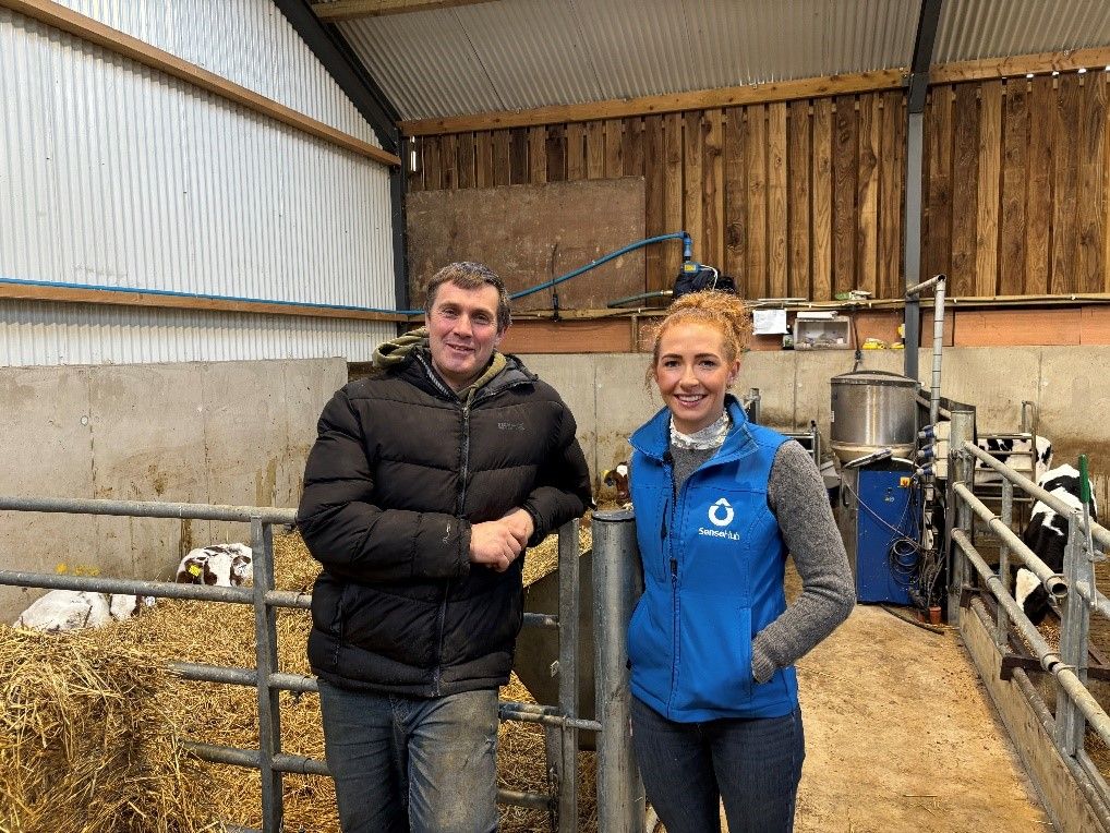 Seamus O’Leary, Coolnagree Dairy and technical and customer success manager with MSD Animal Health, Catherine Heffernan