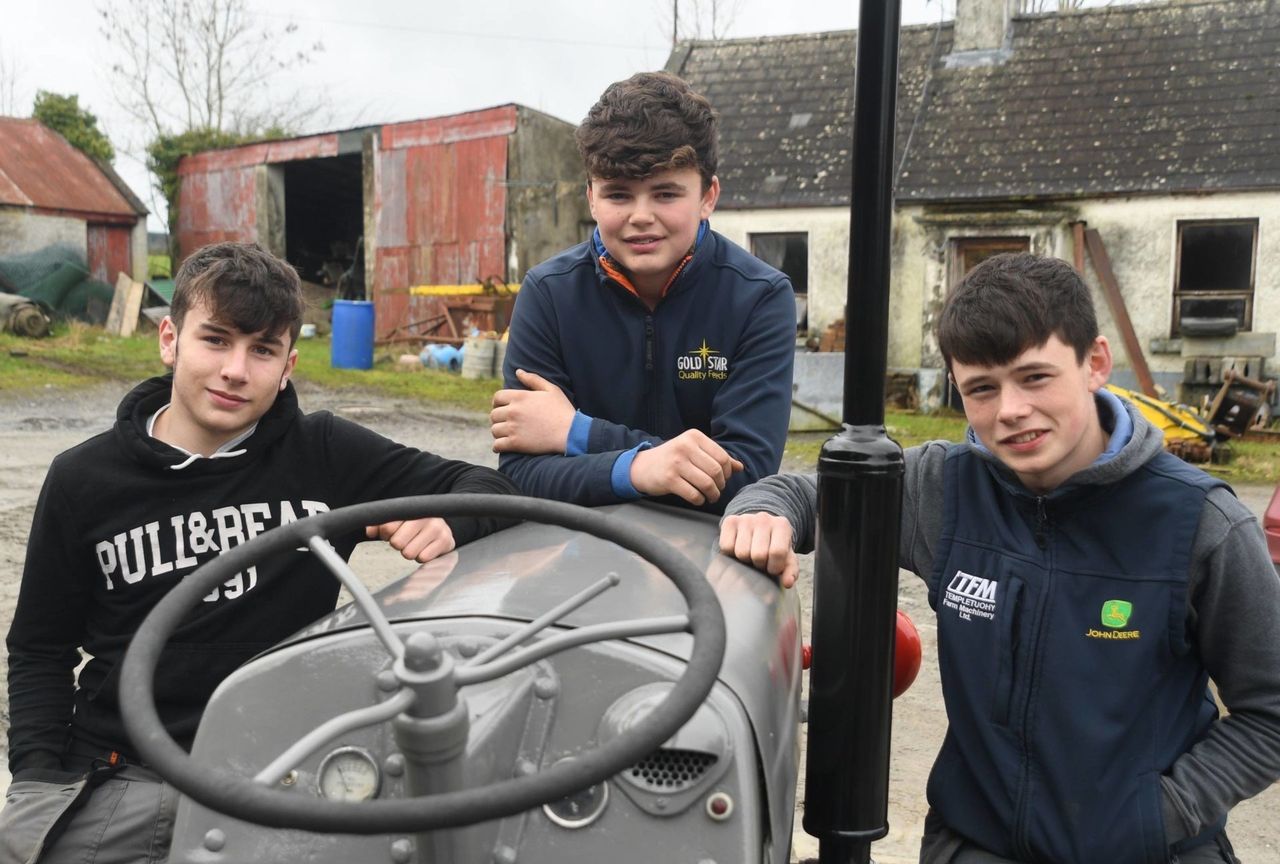 TY students raffle restored 1956 Ferguson 20