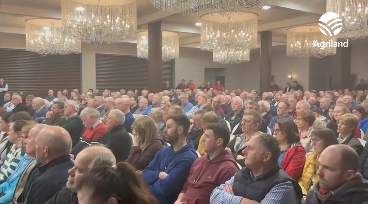 Public IFA meeting in Cavan on the farmer protest at Bord Bia headquarters