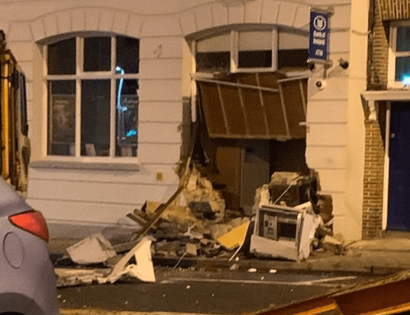 Digger used to rip ATM from wall in Monaghan