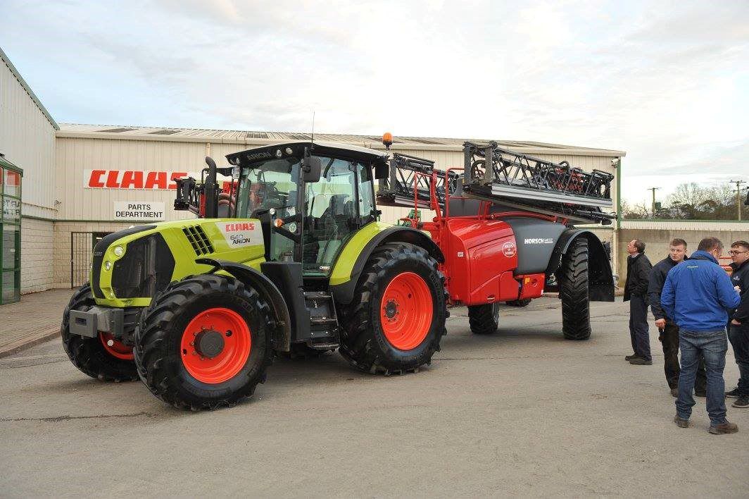 Sprayers and drills front and centre in Borris - on 'Black Tuesday'