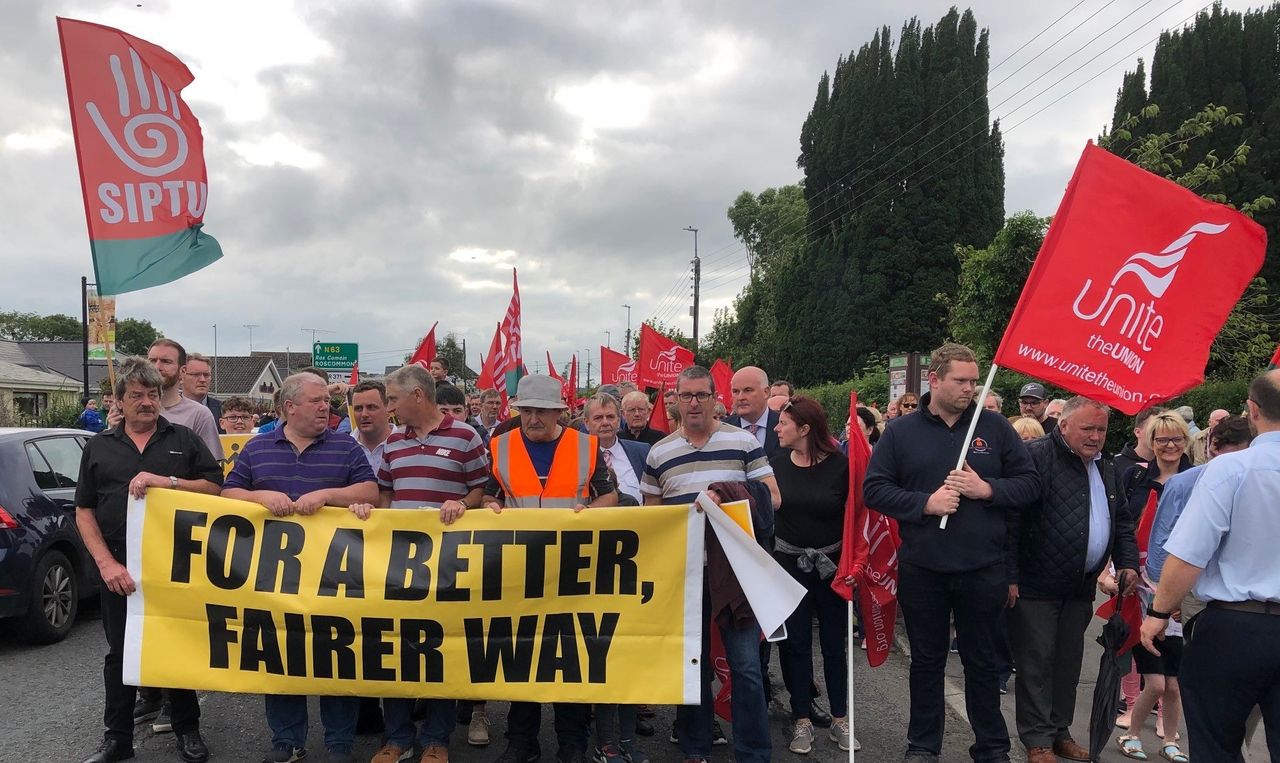 Employee tells protest he feels 'very let down' by Bord na Móna's actions