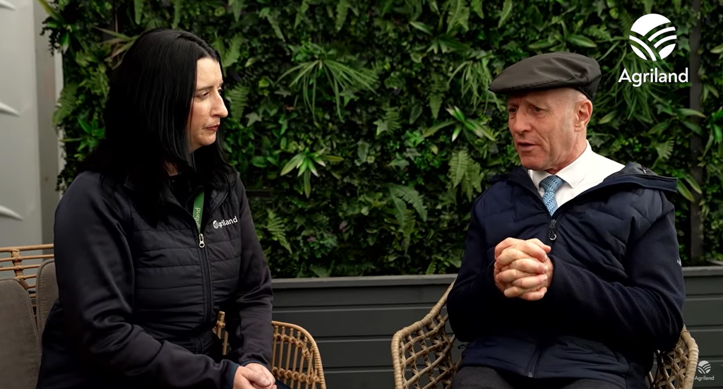Kerry TD Michael Healy-Rae with Agriland's Aisling O'Brien