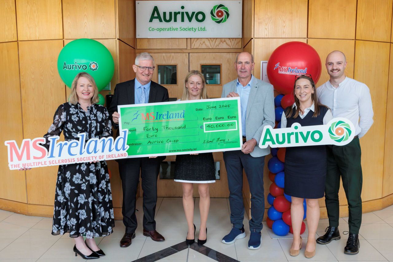 Aurivo Co-op raises €40,000 for MS Ireland