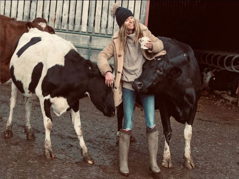 Friday: 'Farmer in Training' Sophie shows us around
