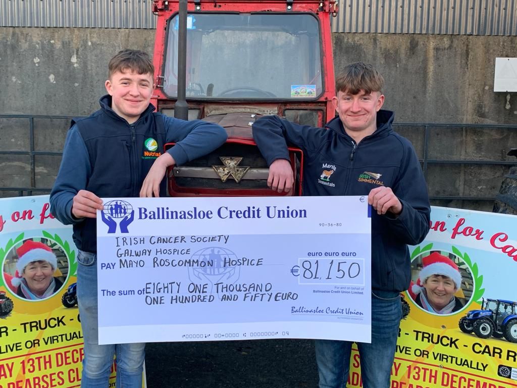 Brothers raise €81,150 for cancer services