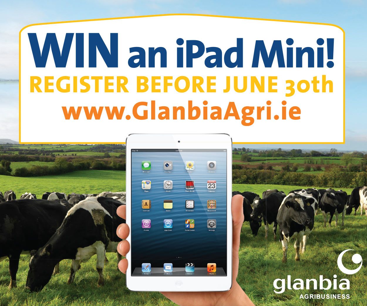 Win an ipad with Glanbia