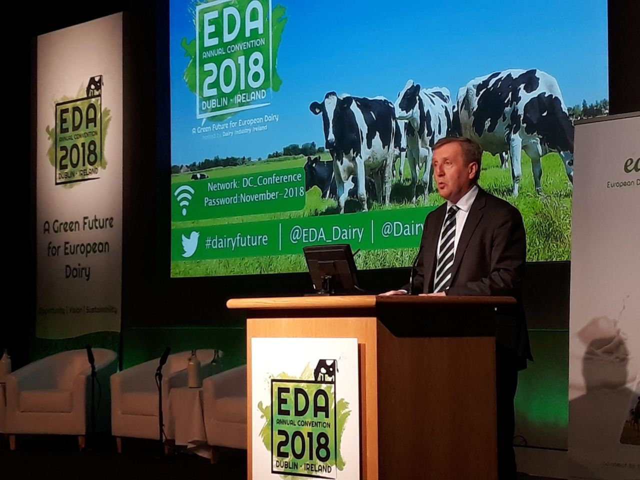 Minister Creed launches European dairy conference 2018