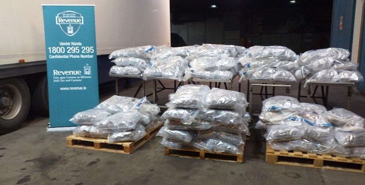 Revenue finds drugs worth €5.54 million in trailer of fruit