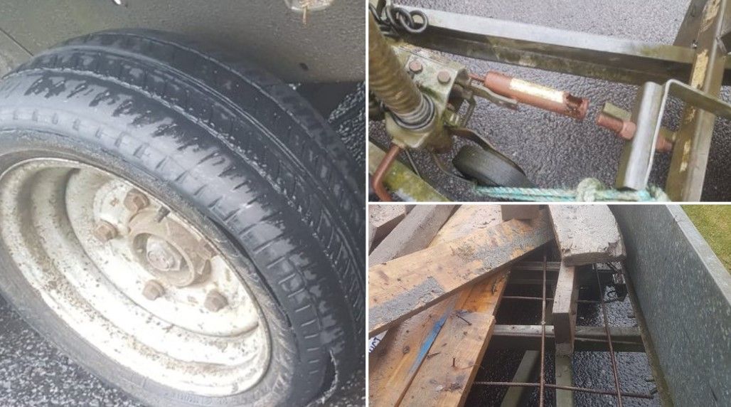 Trailer 'with major defects' seized with prosecution to follow
