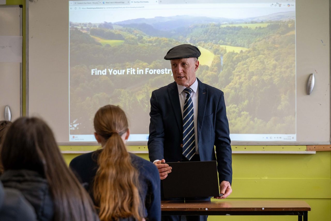 Healy-Rae encourages students to explore forestry careers