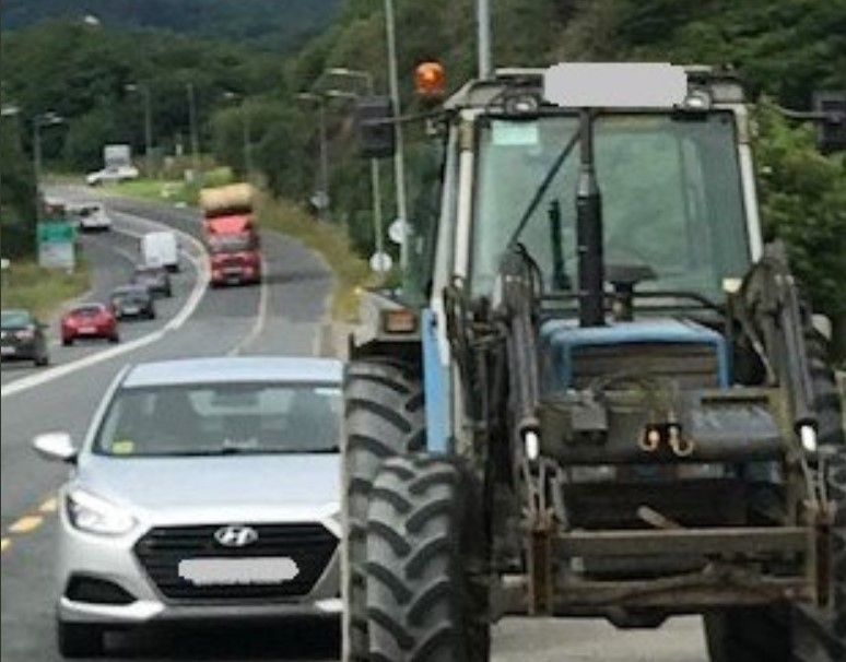 Oil leak puts tractor driver on 'slippery slope' with Gardaí