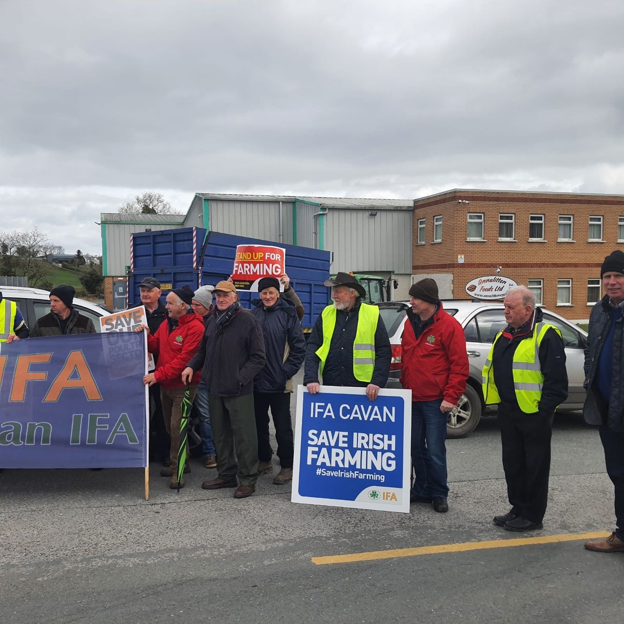 Egg producers hold protest in Monaghan