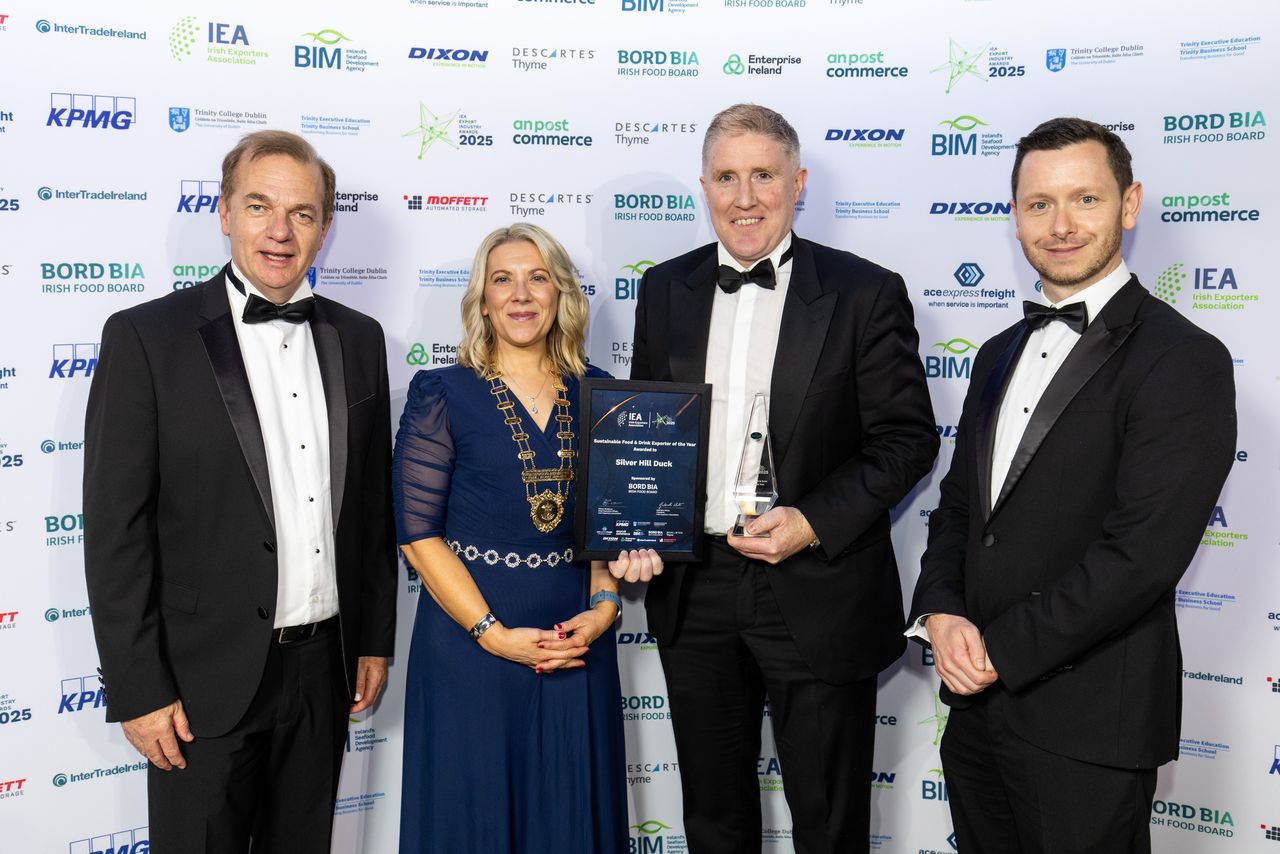 Silver Hill Duck wins sustainable food and drink exporter award