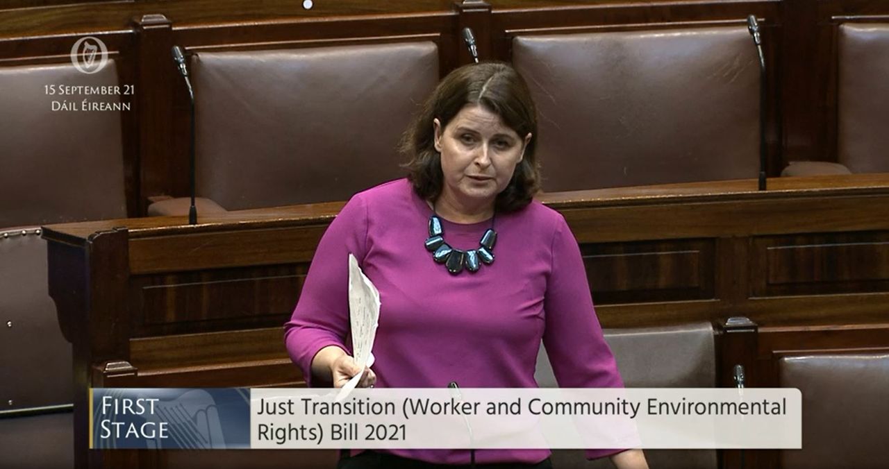 Social Democrats TD introduces Just Transition Bill to Dáil