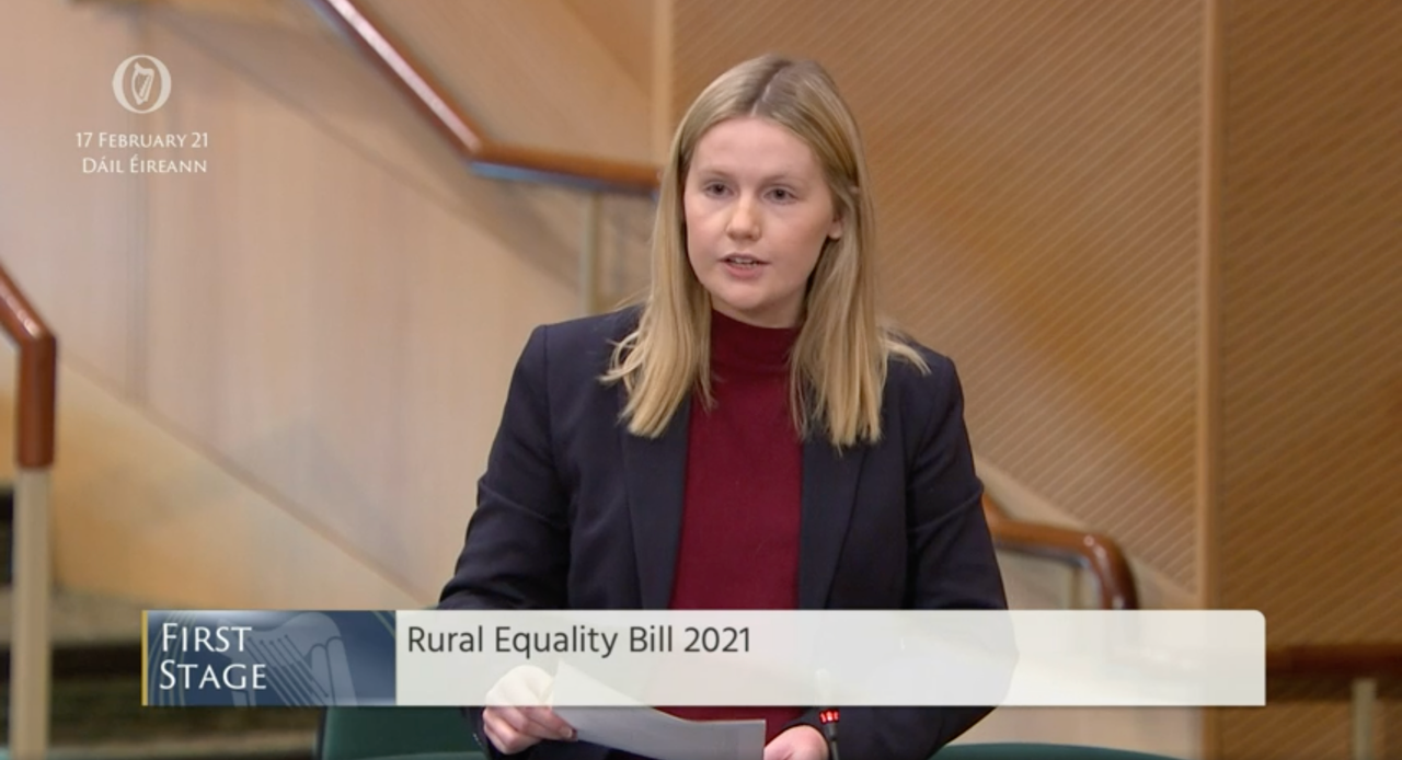'We have a once-in-a-lifetime opportunity': Rural Equality Bill 2021 introduced in the Dáil