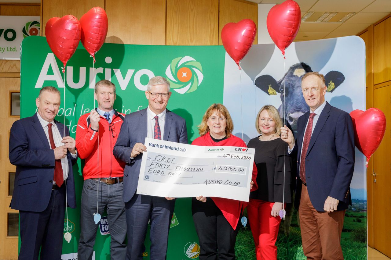 Aurivo raises €40,000 for heart and stroke charity