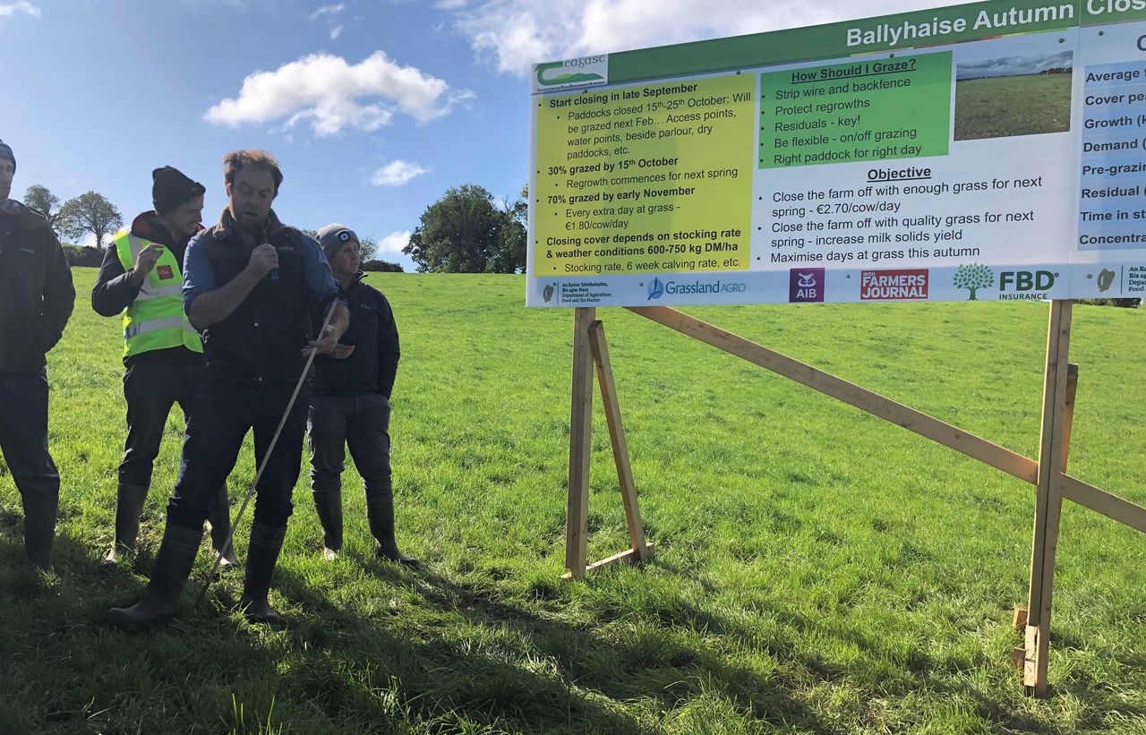 Winding down the grazing season in Teagasc Ballyhaise