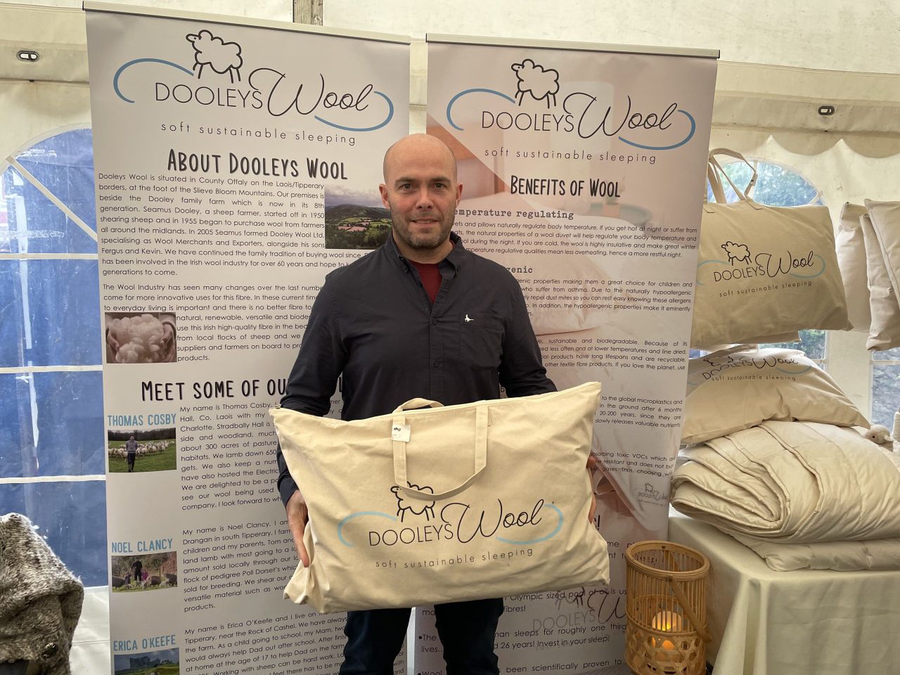 The Offaly bedding company taking pride in Irish wool