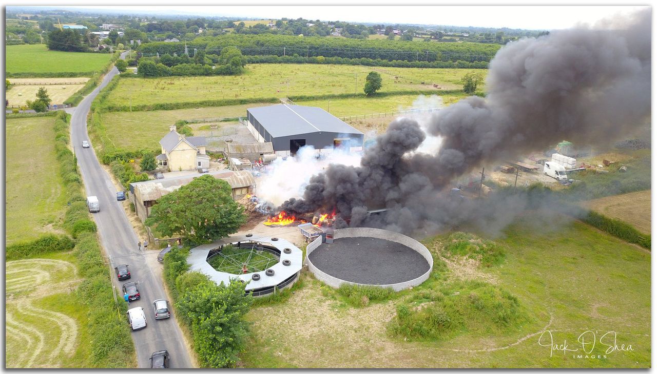 Video: 7 units needed to douse Limerick farm inferno
