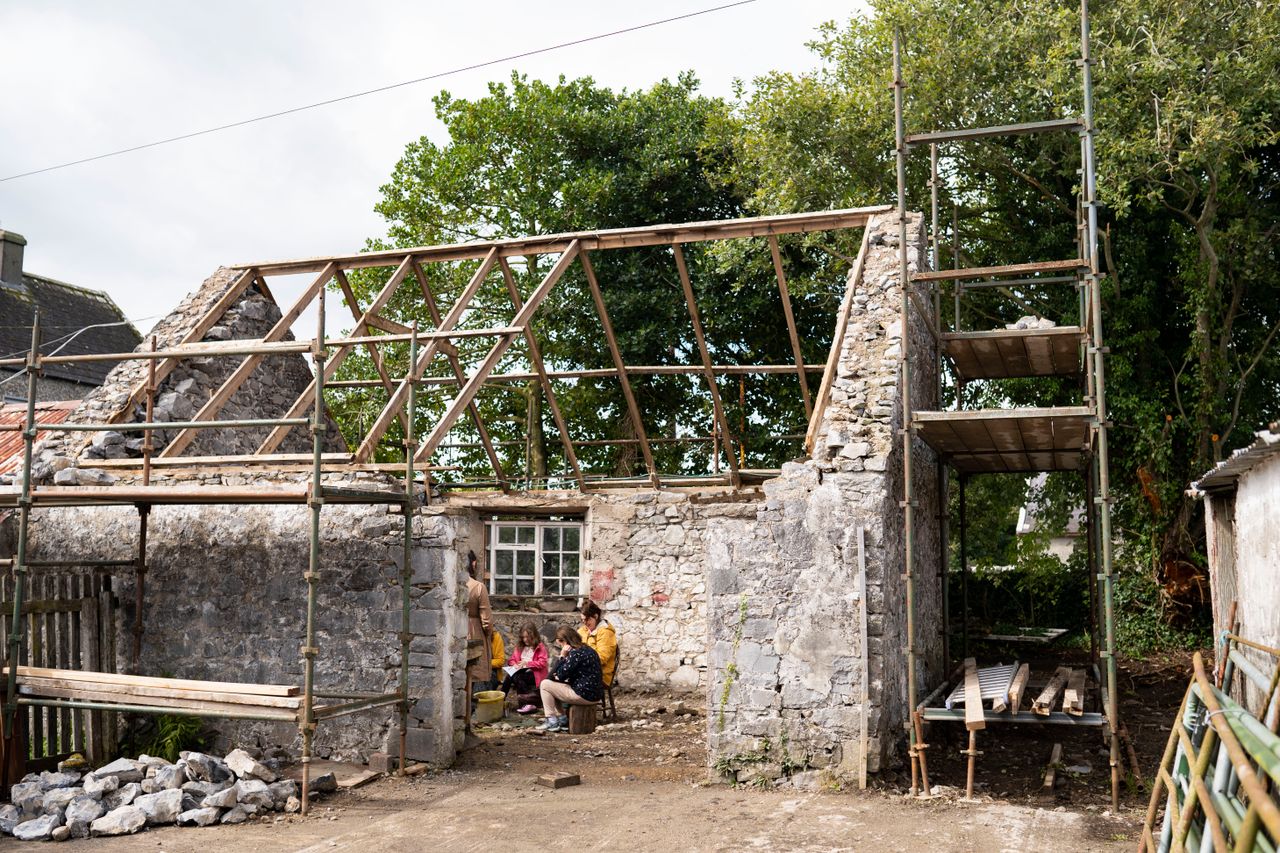 Old workshop and cow sheds repair unveils rich heritage