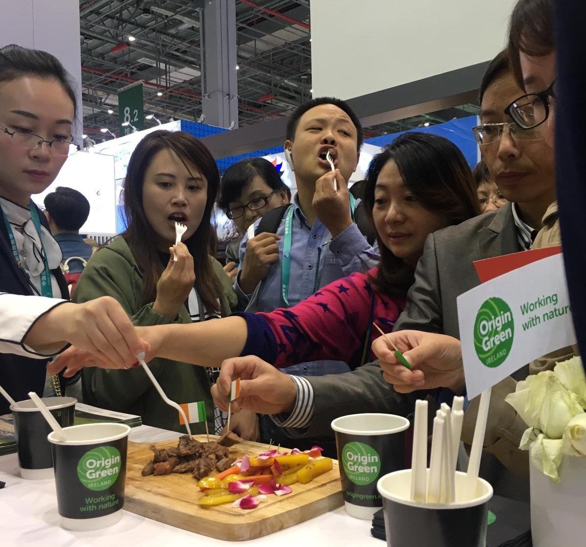 Irish beef goes down a storm at Chinese import expo