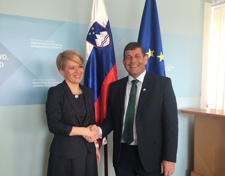 Minister kicks off St. Patrick's day travels in Slovenia
