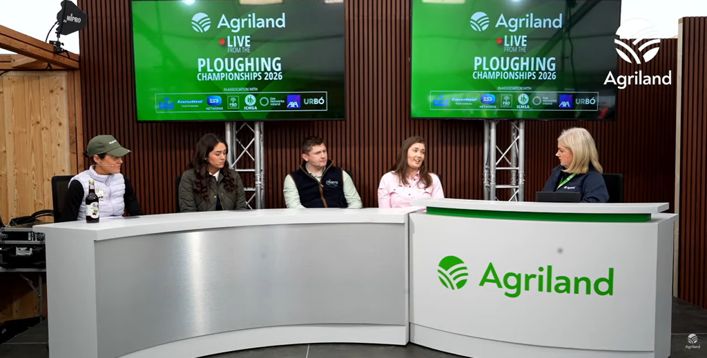 Anne Marie Feighery, Feighery Farm's Beetroot Juice; Aoife O'Mahony, Co. Galway; James McElearney and Josephine O'Neill, Macra.