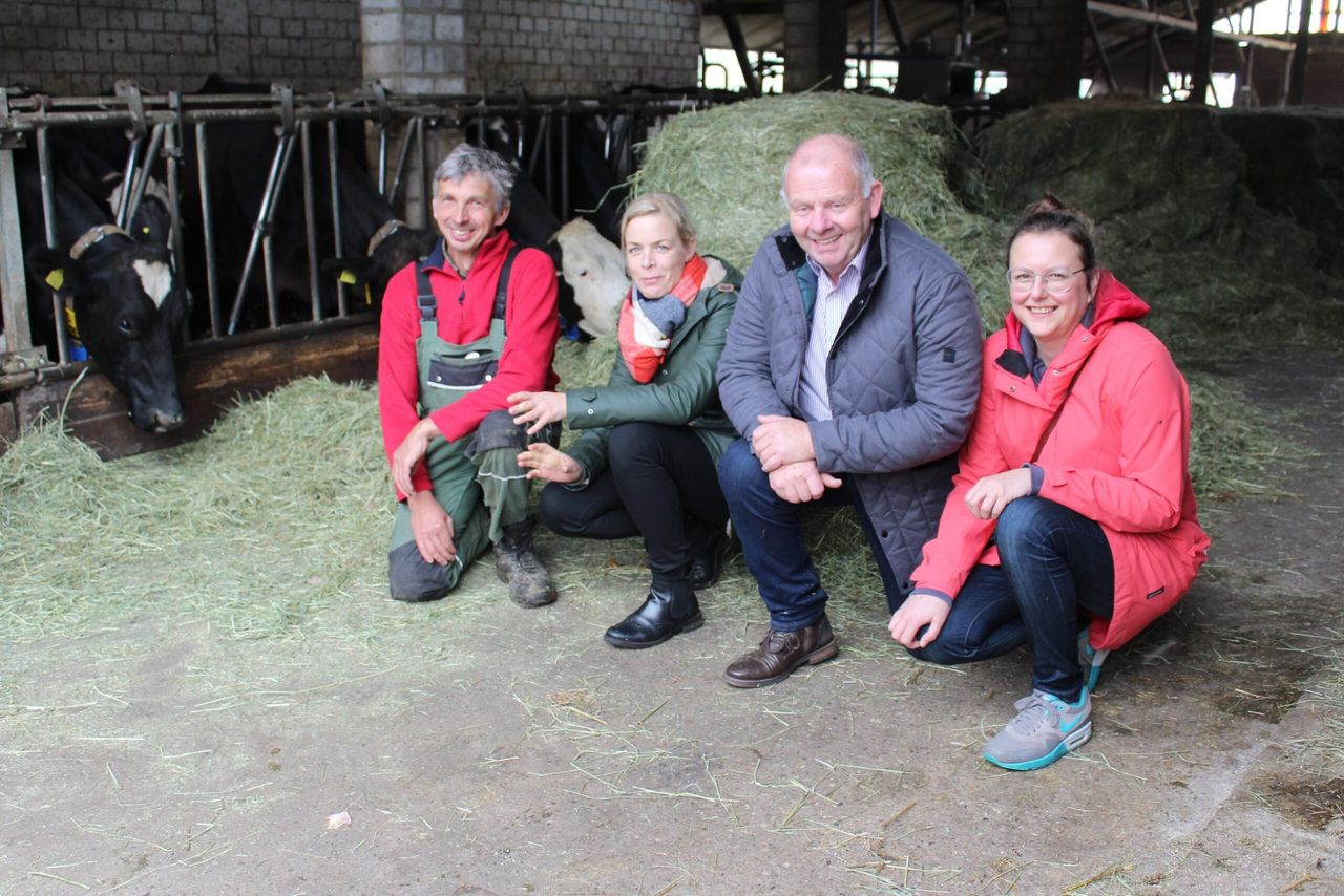 German farmer tastes the difference with organic hay milk